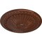 Ekena Millwork Alexa Ceiling Medallion (Fits Canopies up to 3"), Hand-Painted Copper Penny, 15"OD x 1 3/4"P CM14AXCPS - alternate 5